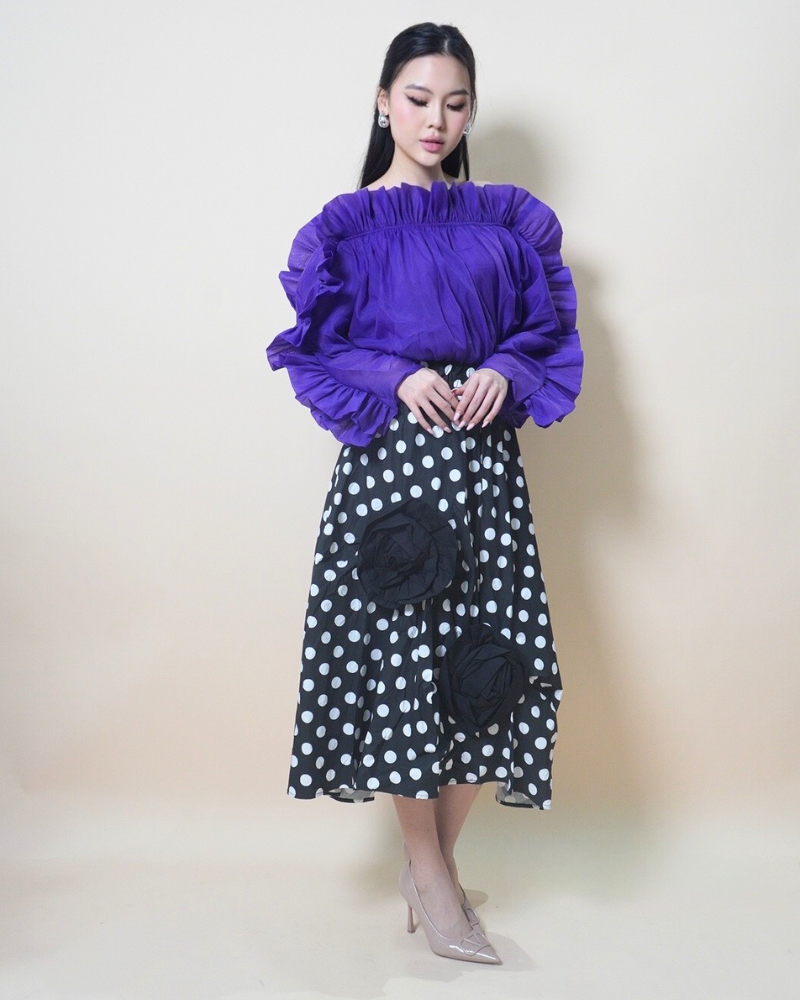 Celeste Ruffle Blouse CC1016