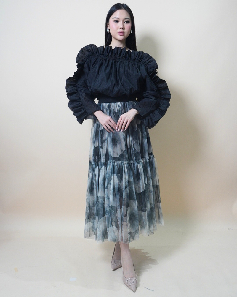 Celeste Ruffle Blouse CC1016