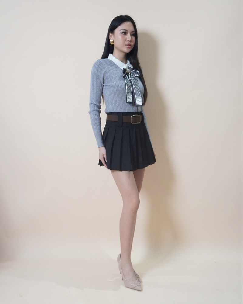 Ribbon Detail Knit Top CC1122