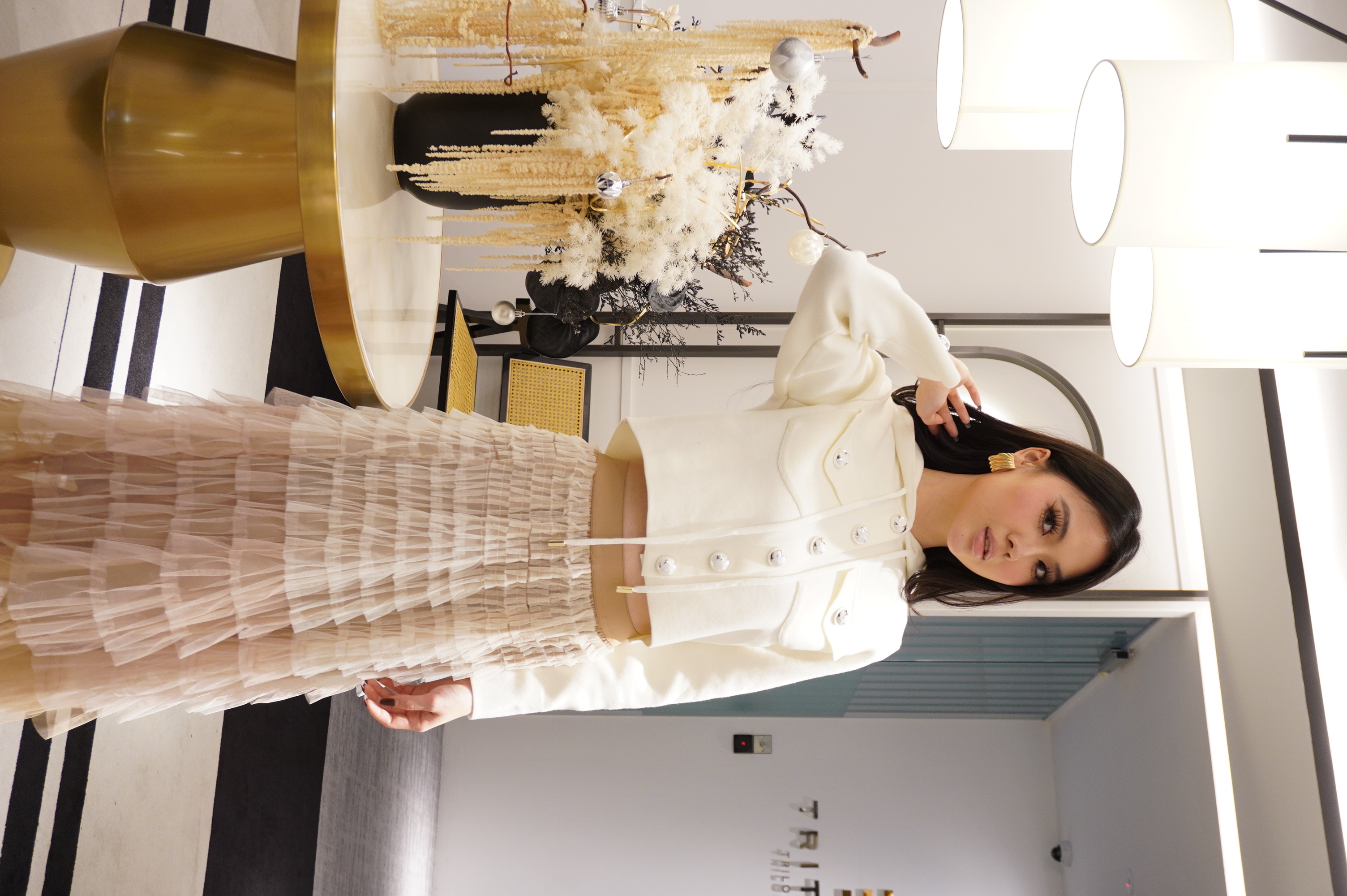 Luxe Buttoned Hoodie Top MC2056