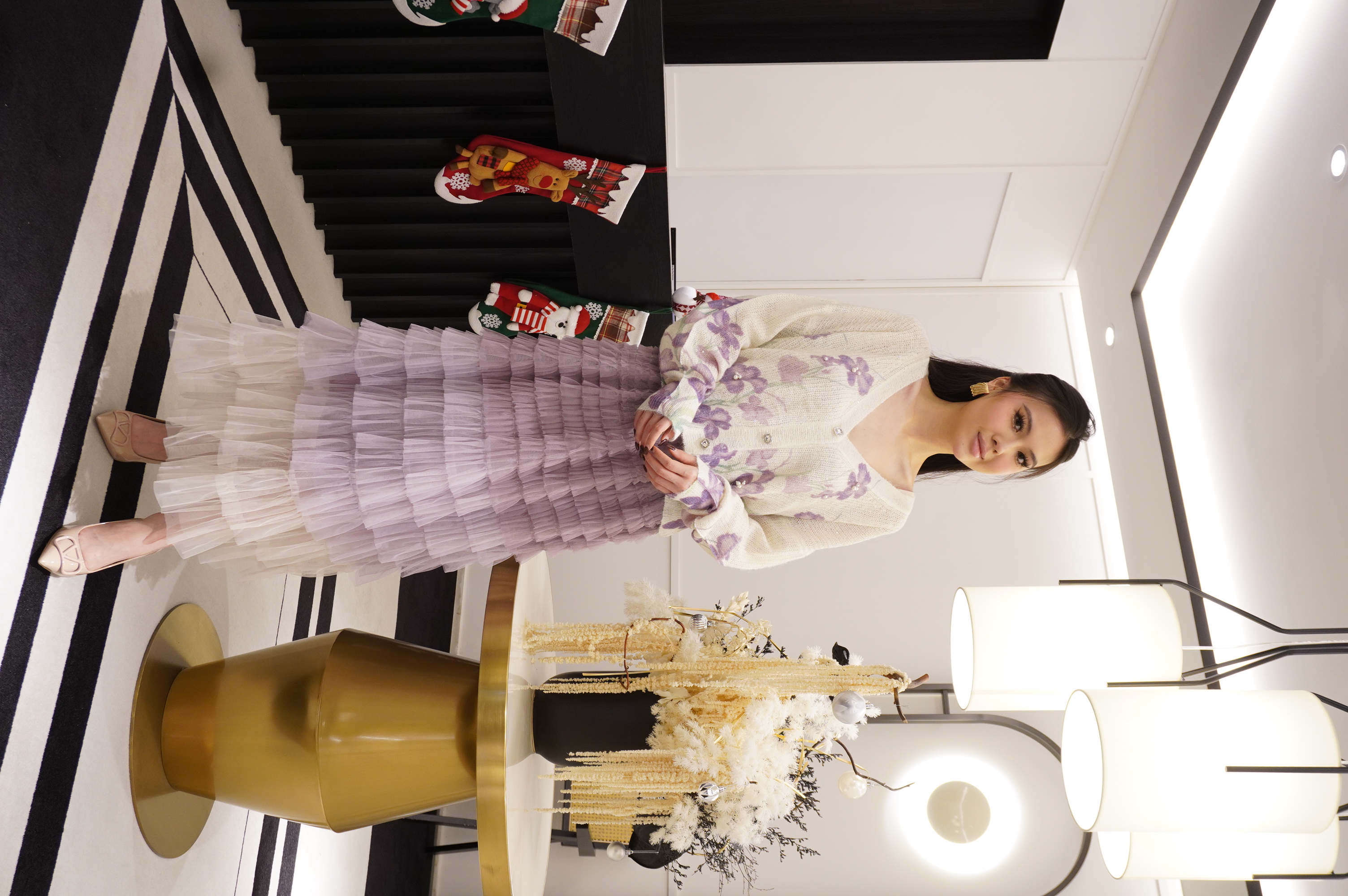 Luna Bloom Mohair Cardigan MC2046