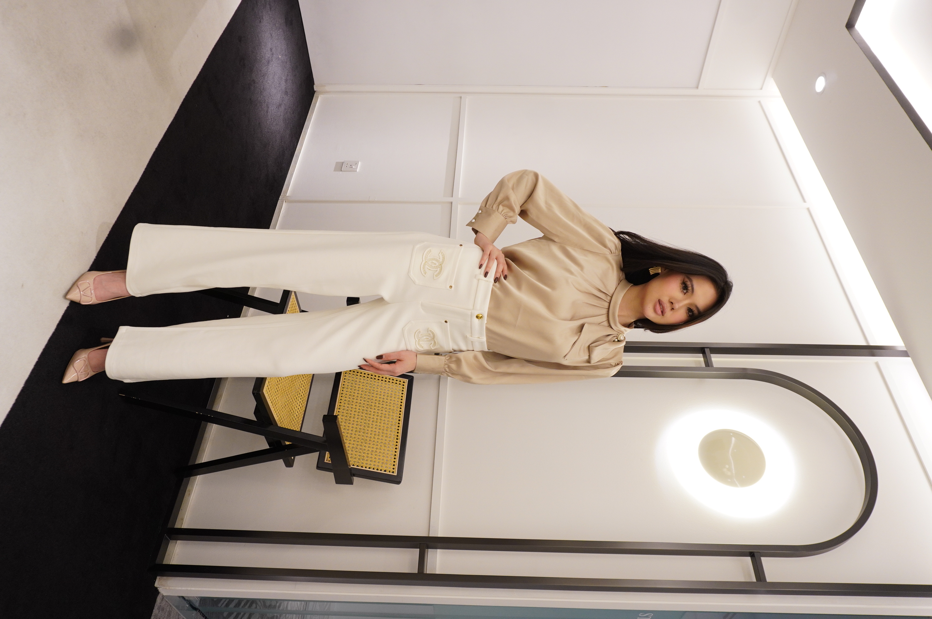 Celeste Draped Neck Blouse MC2060