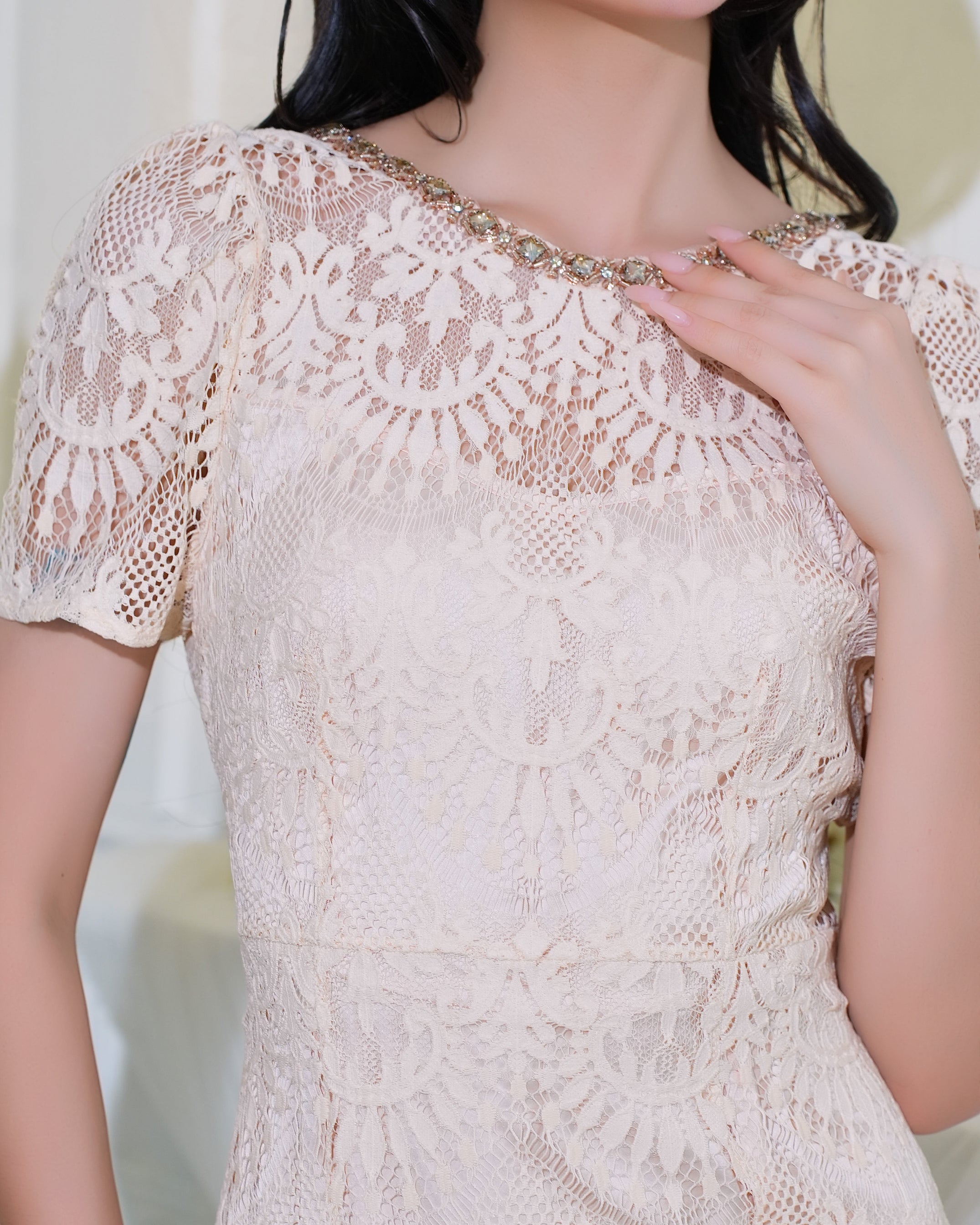 Anastasia Lace Dress - 2344