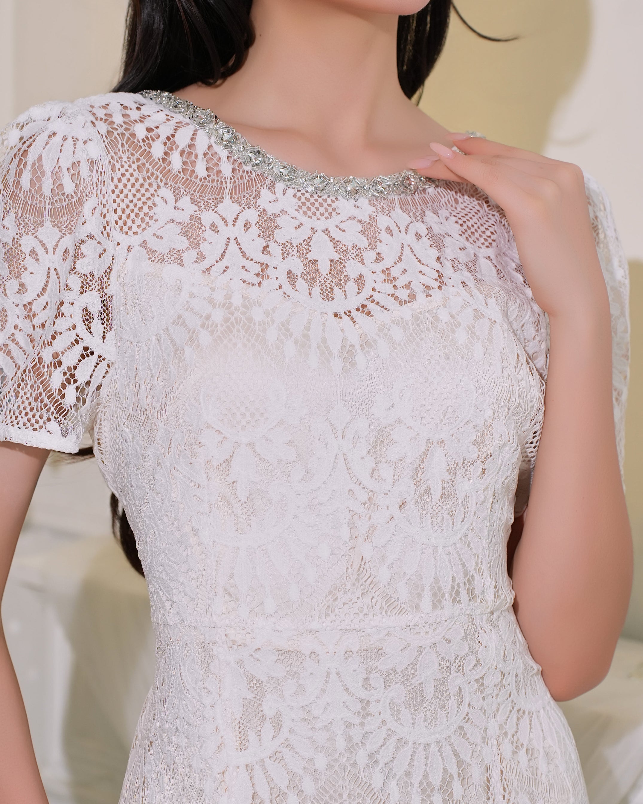Anastasia Lace Dress - 2344