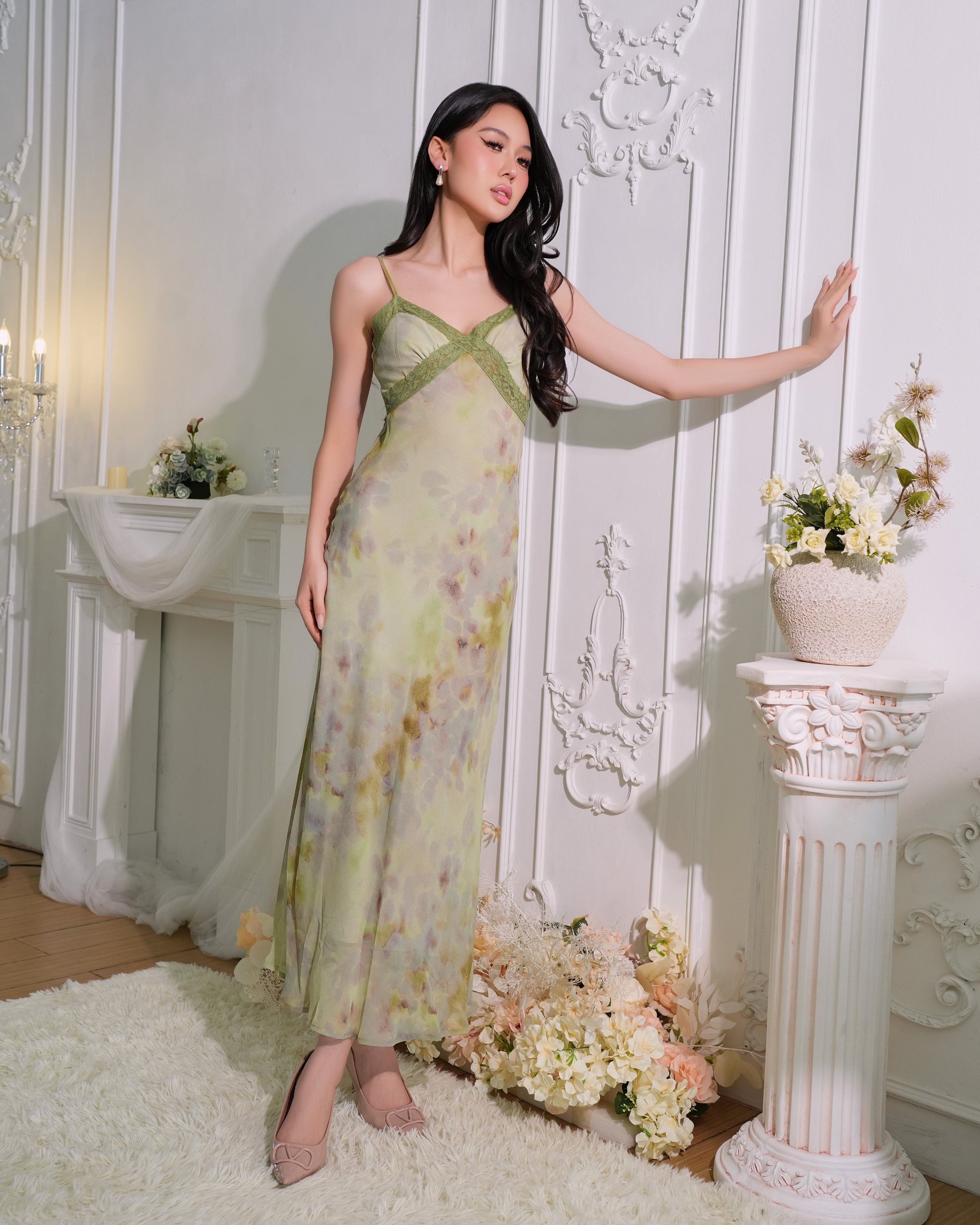 Monet Garden Dress – 2607