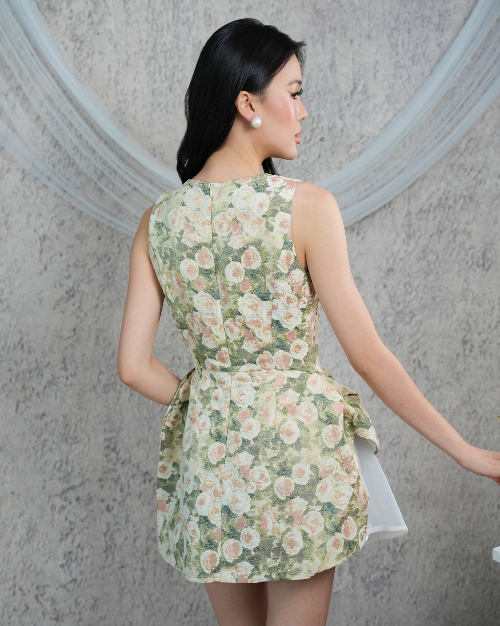 Antoinette Peplum Dress L20757