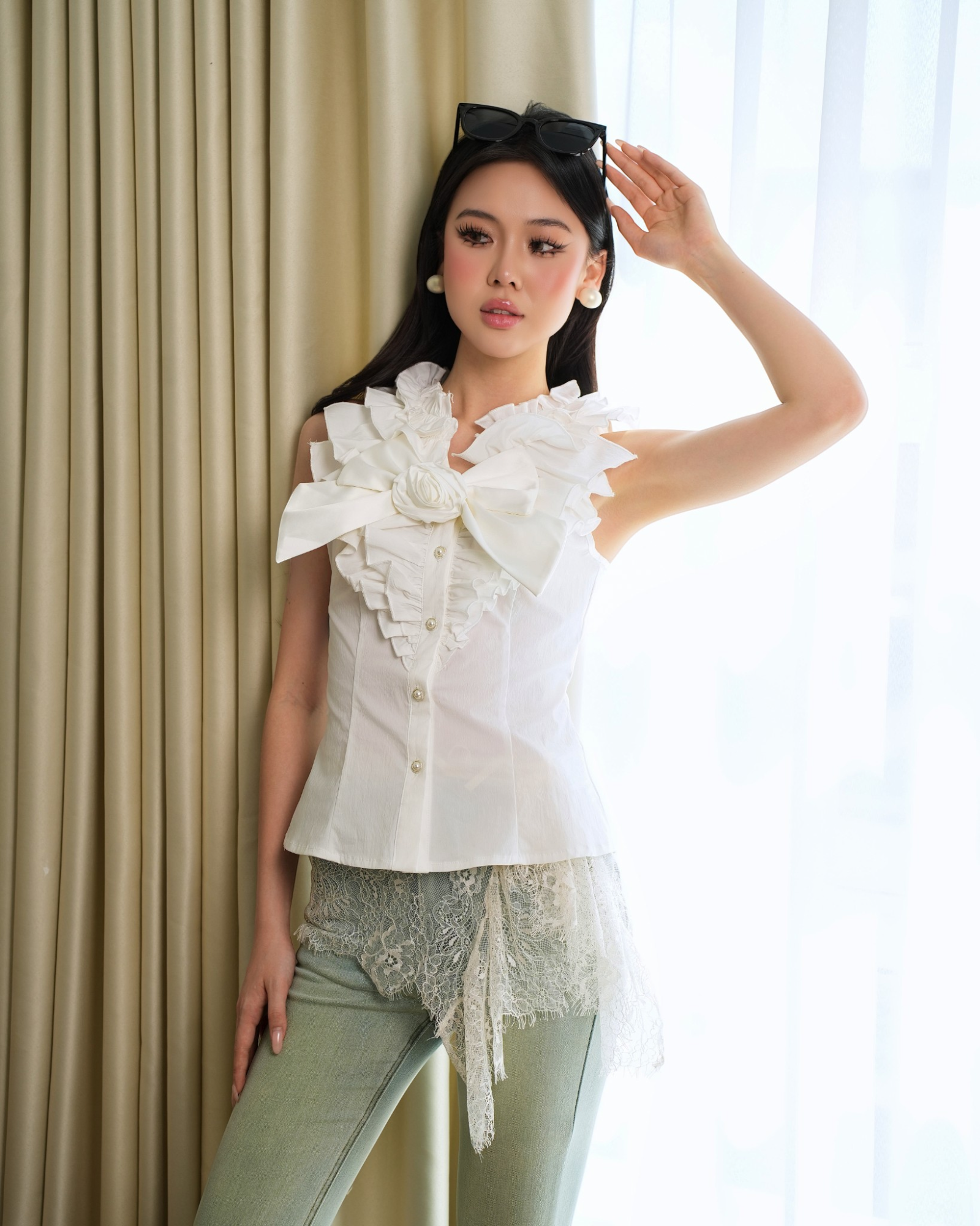 Valmont Bow Blouse S21198