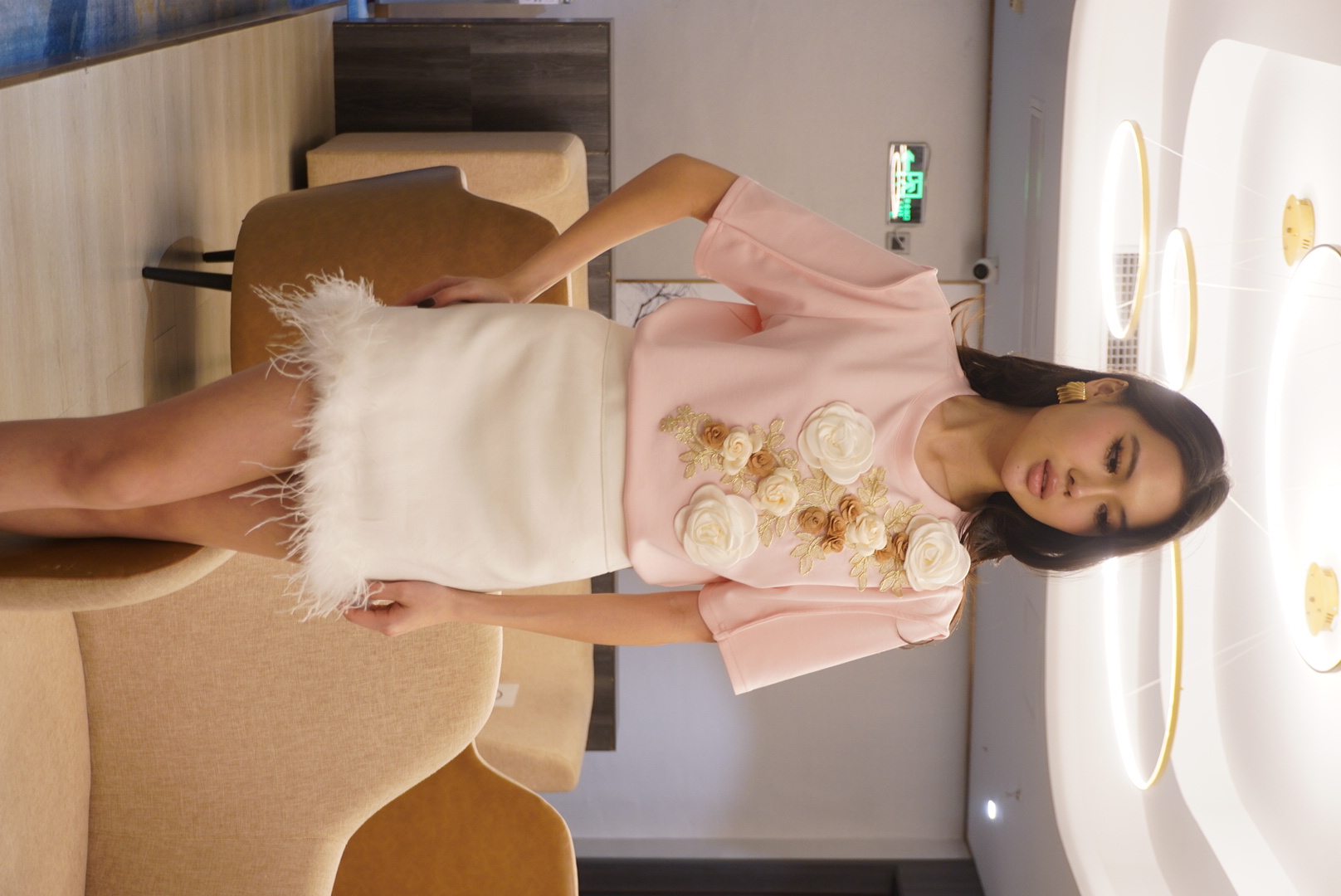 Blooming Grace 3D Floral Top MC2006