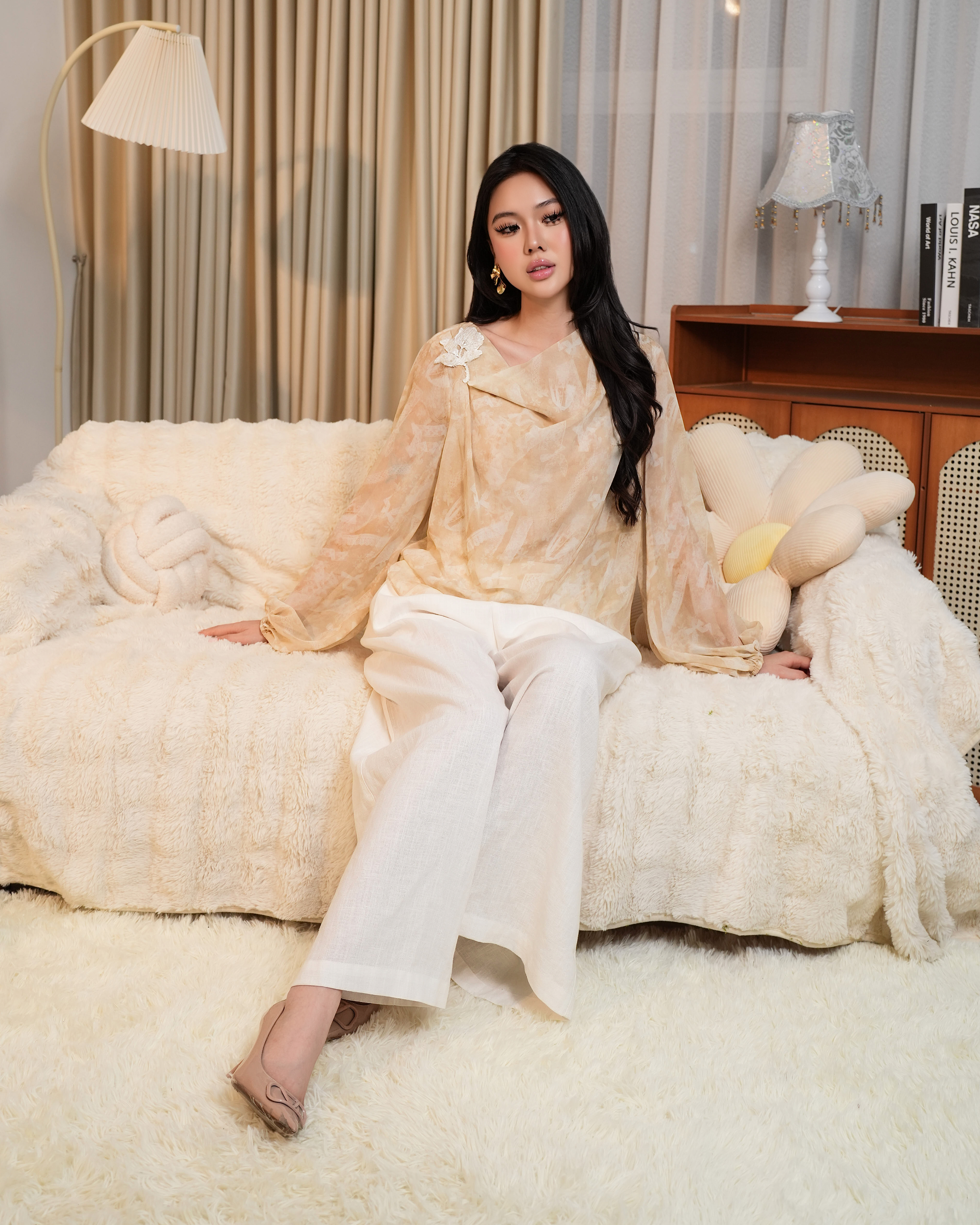Solea Drape Neck Top 21181