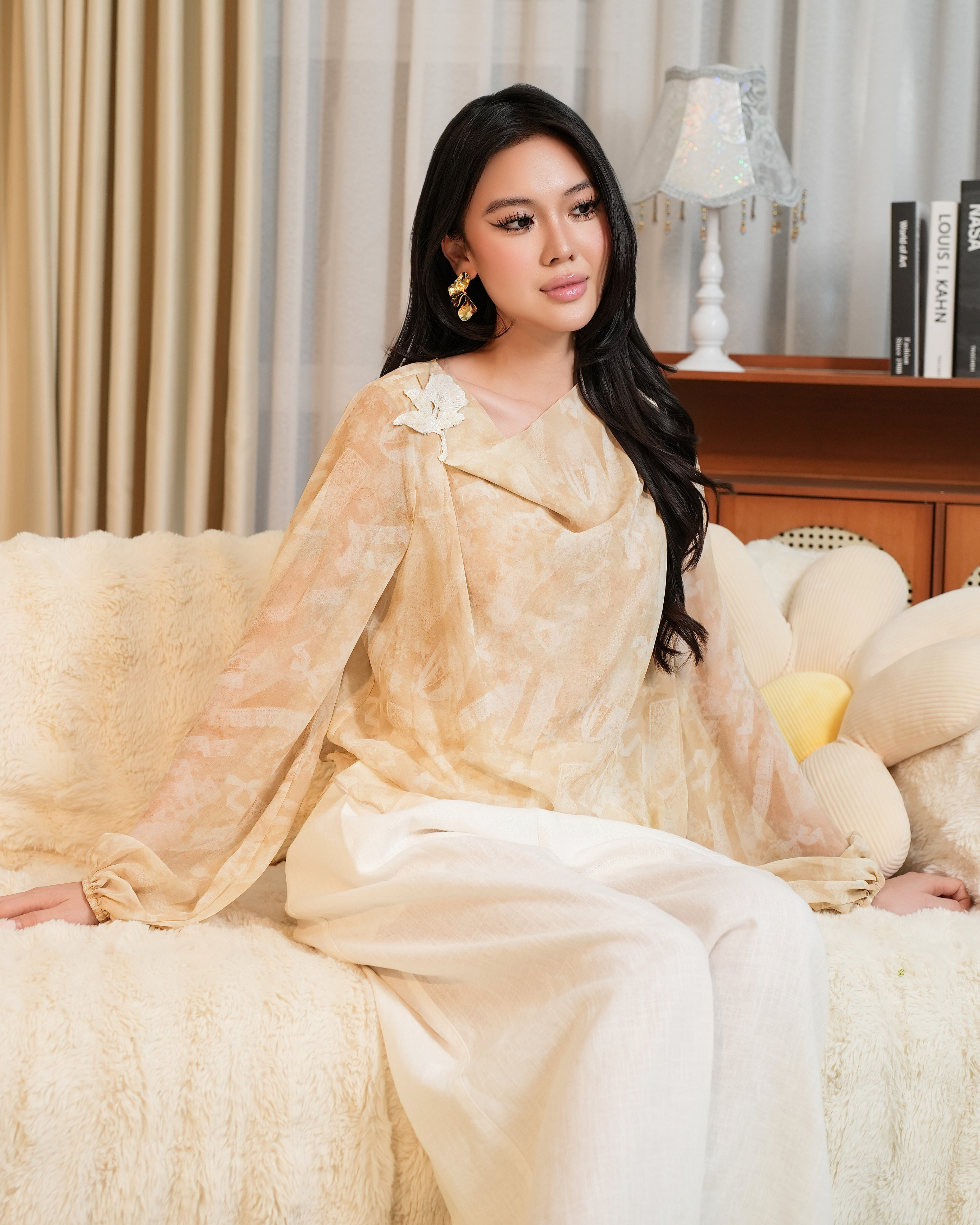 Solea Drape Neck Top 21181