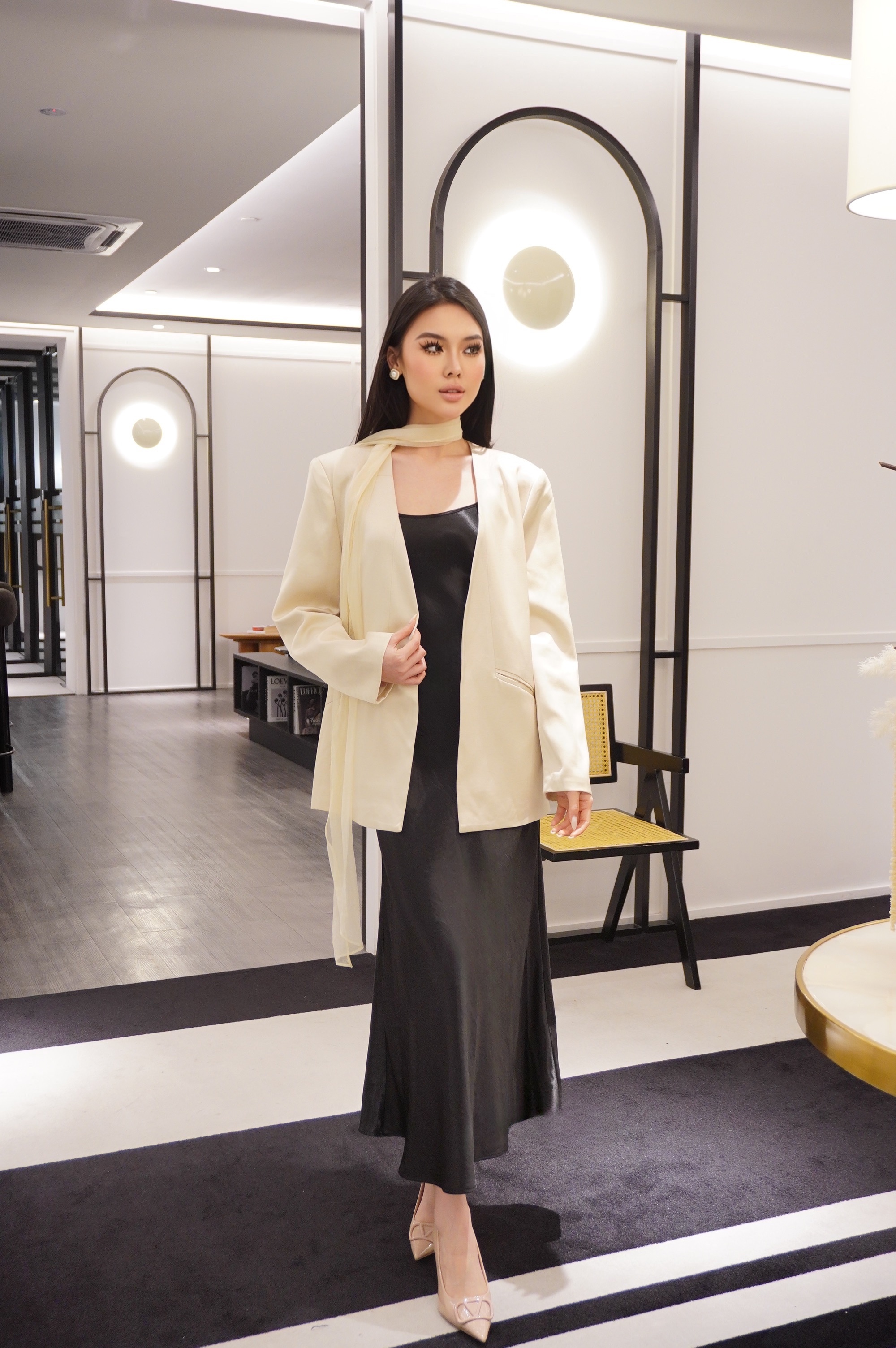 Pure Grace Satin Dress MC2115