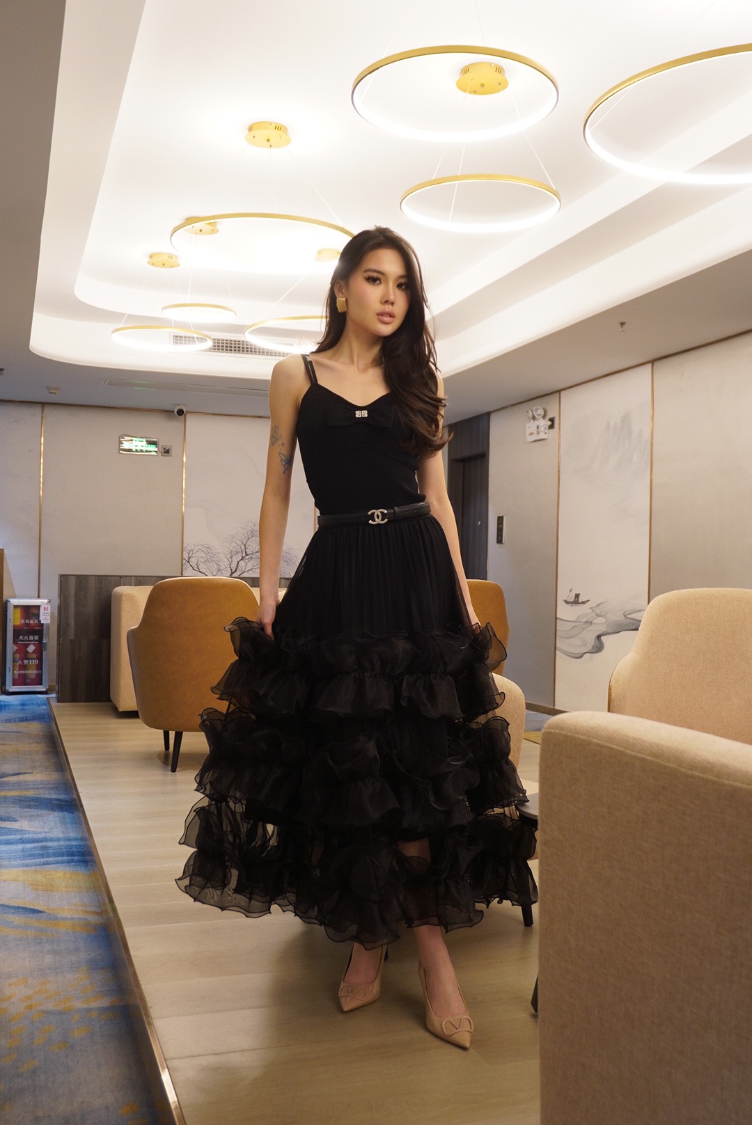 Bow Elegance Knit Cami MC2010