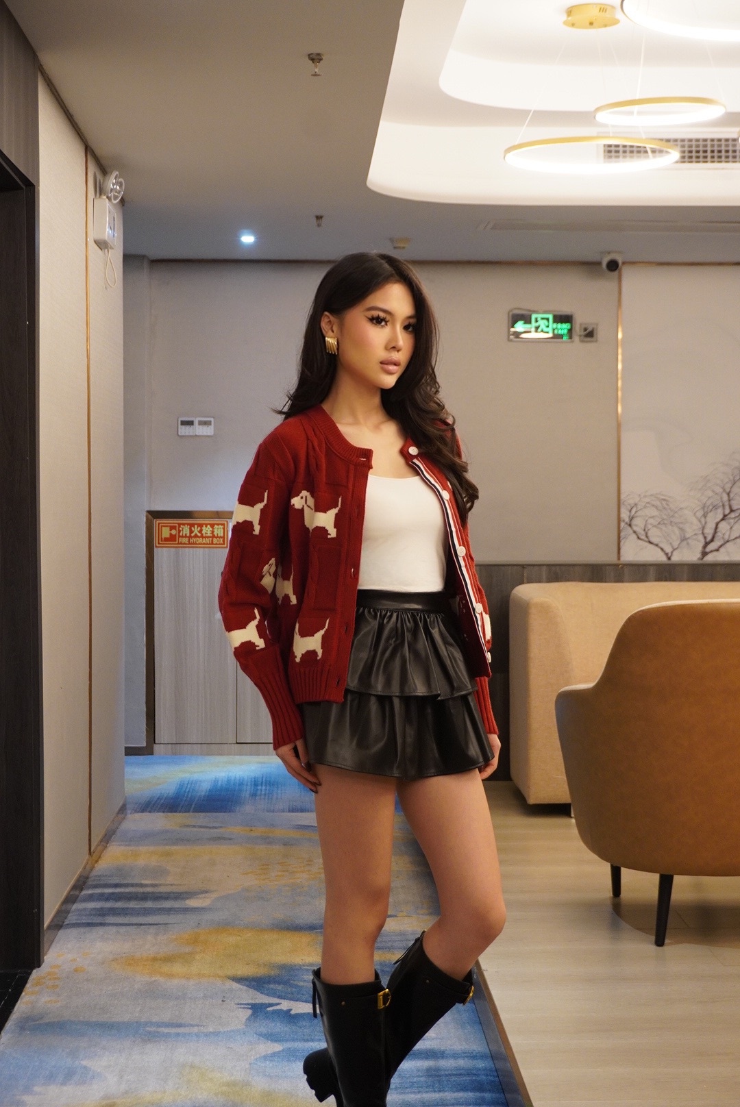 Puppy Knit Cardigan MC2021