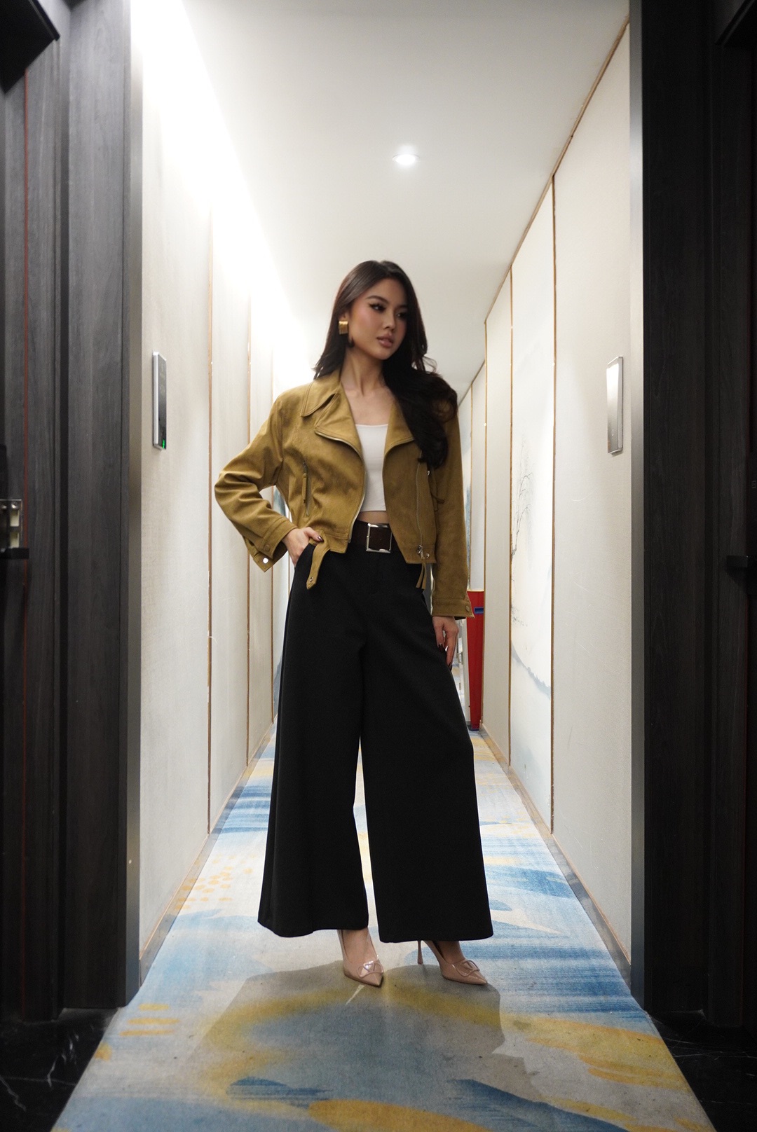 Velvet Cropped Jacket MC2017