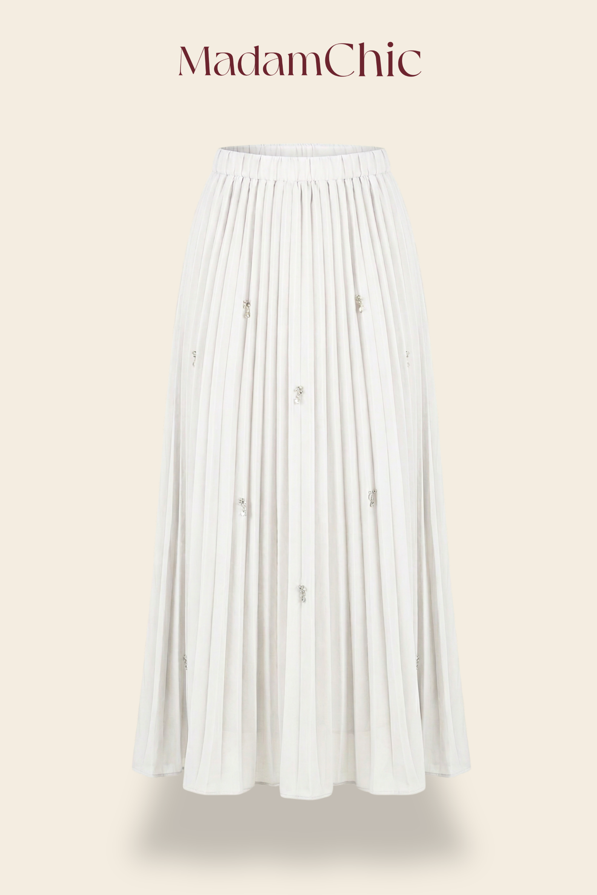 Flow Pleated Maxi Skirt MC2160