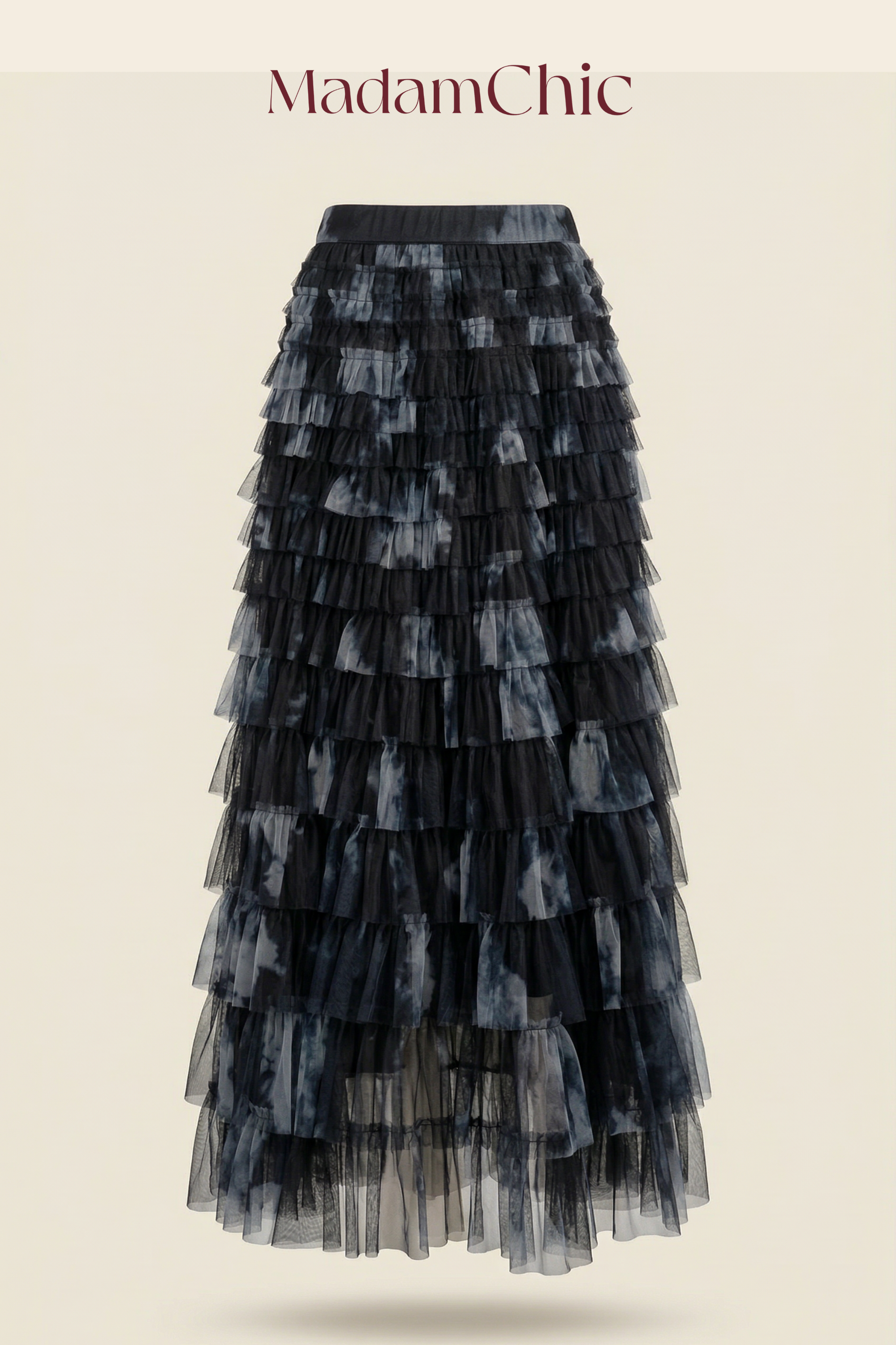 Tiered Tulle Ruffle Skirt MC2161