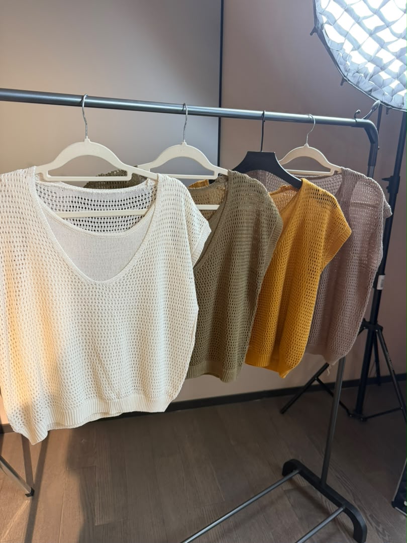 Crochet Knit Top