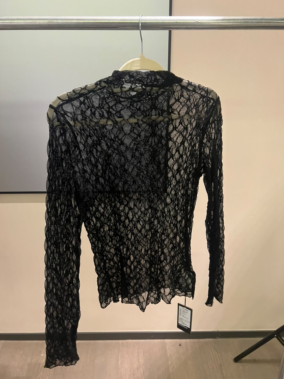 Sheer Web-Lace Top 2208