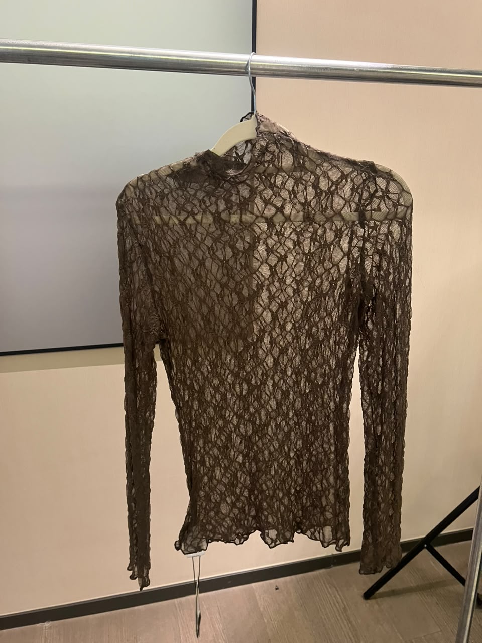 Sheer Web-Lace Top 2208