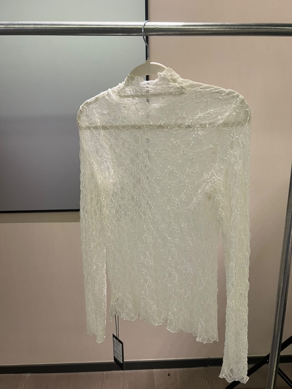 Sheer Web-Lace Top 2208