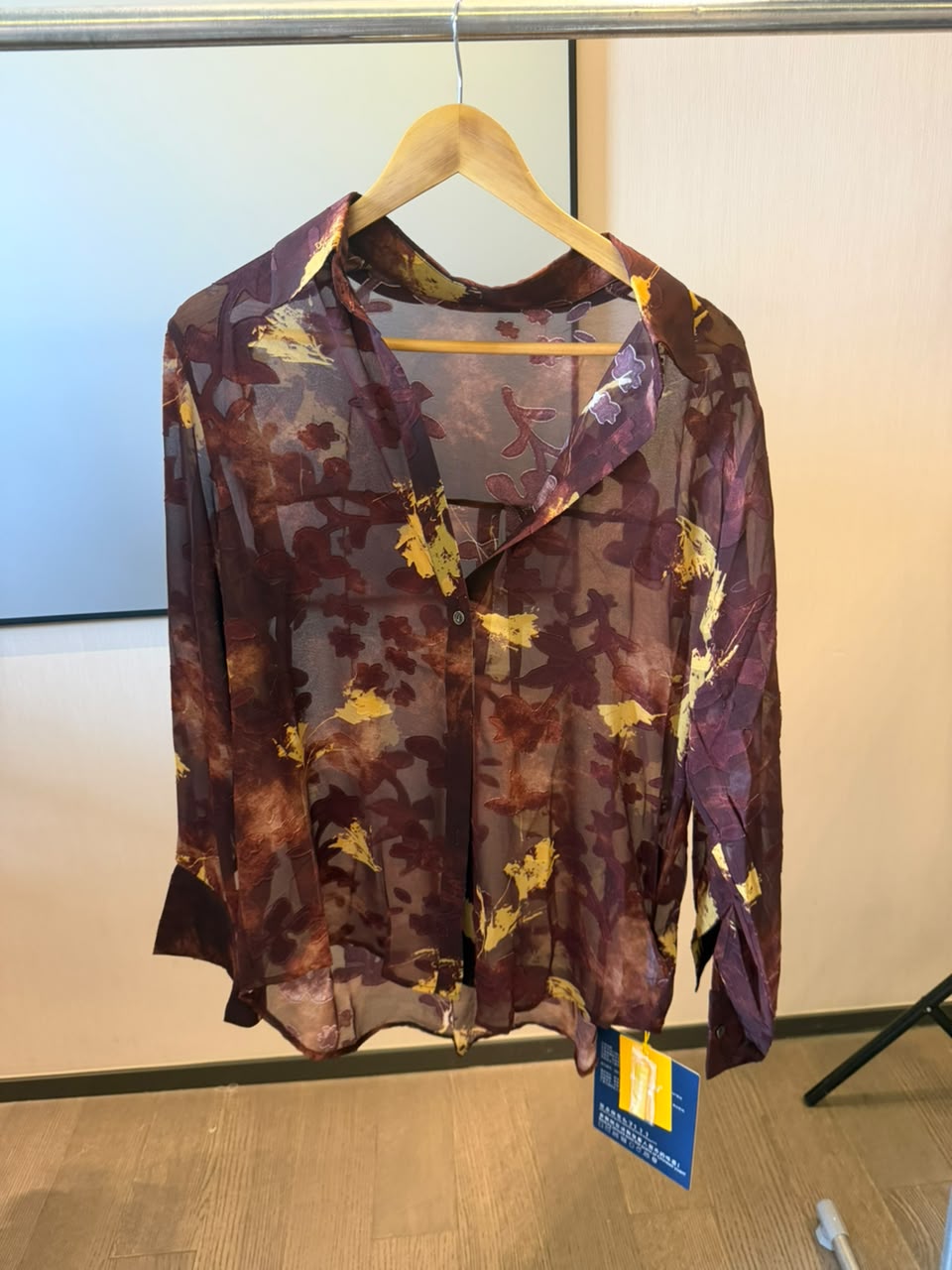 Printed Long Sleeve Blouse 2212