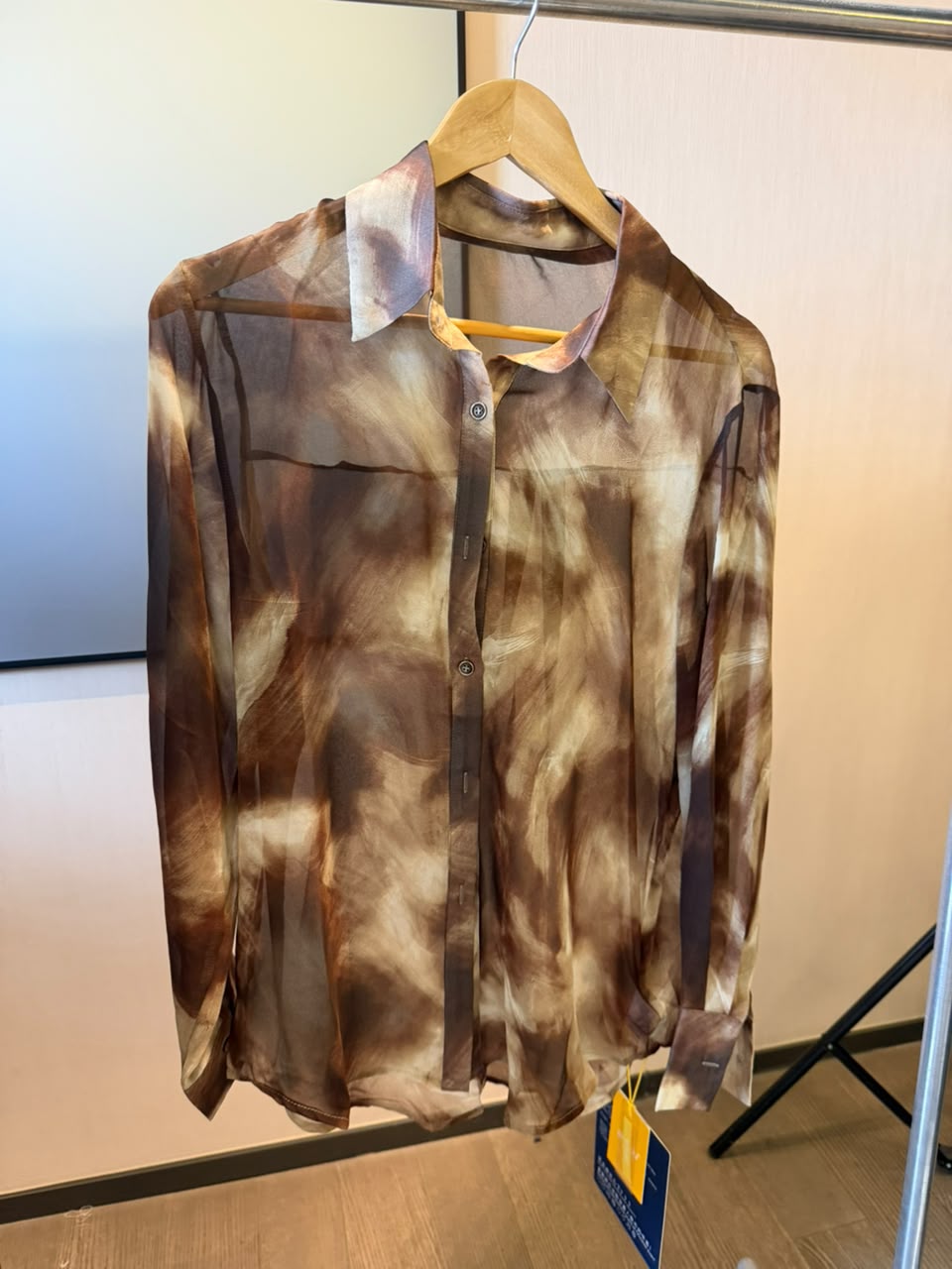 Printed Long Sleeve Blouse 2212