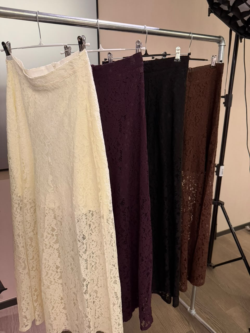 Floral Lace Wide-Leg Pants 2213