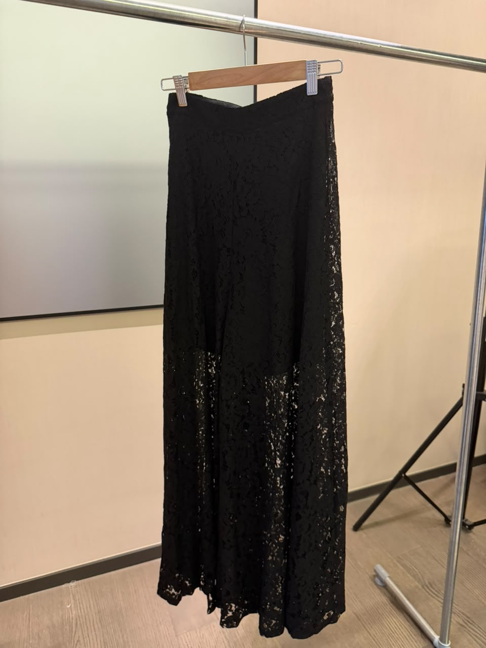 Floral Lace Wide-Leg Pants 2213