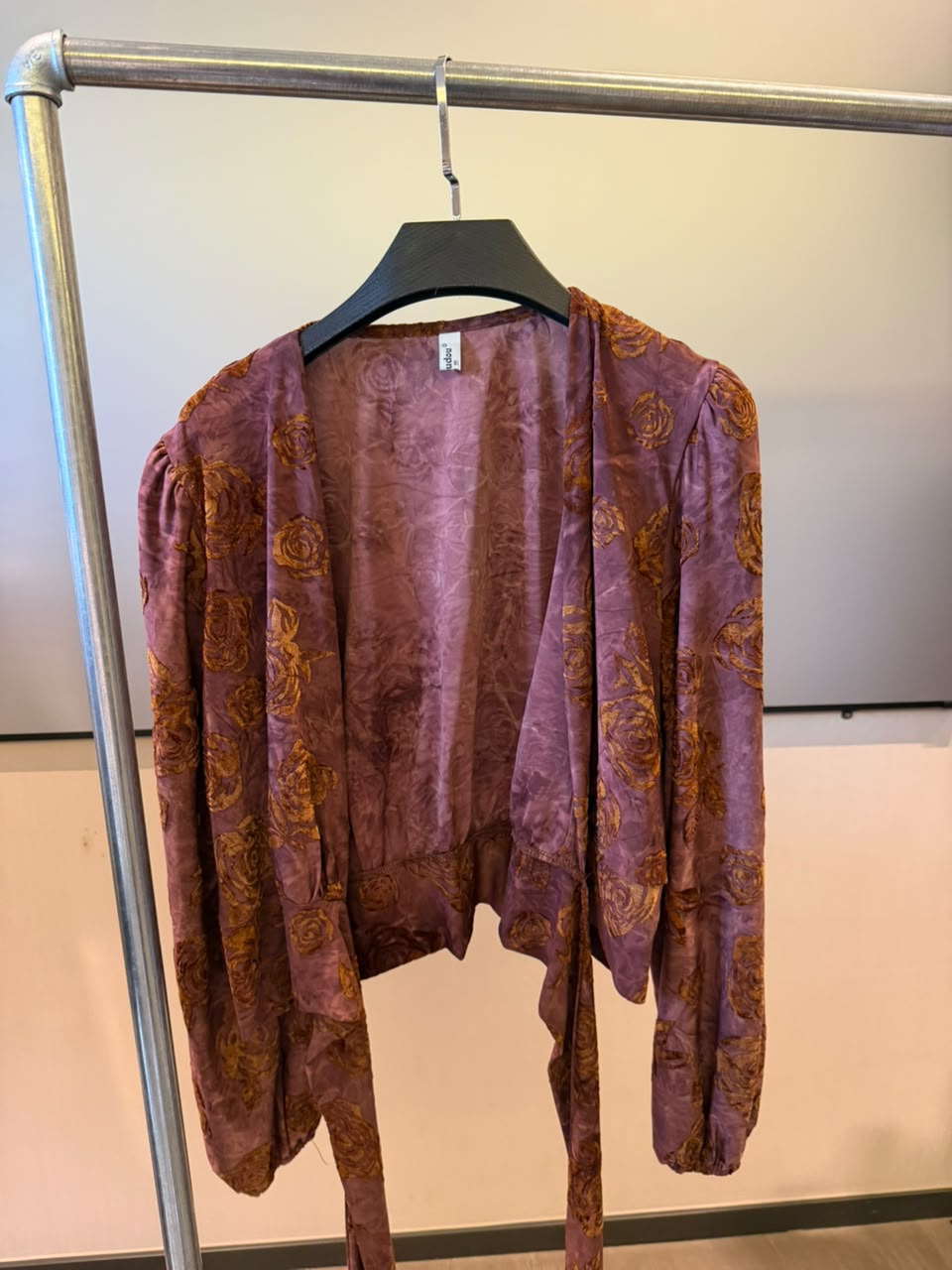 Vintage Sash-Tie Wrap Top 2223