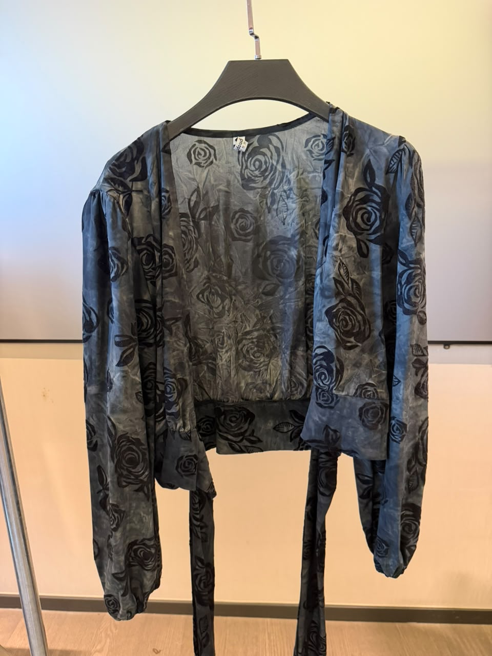 Vintage Sash-Tie Wrap Top 2223