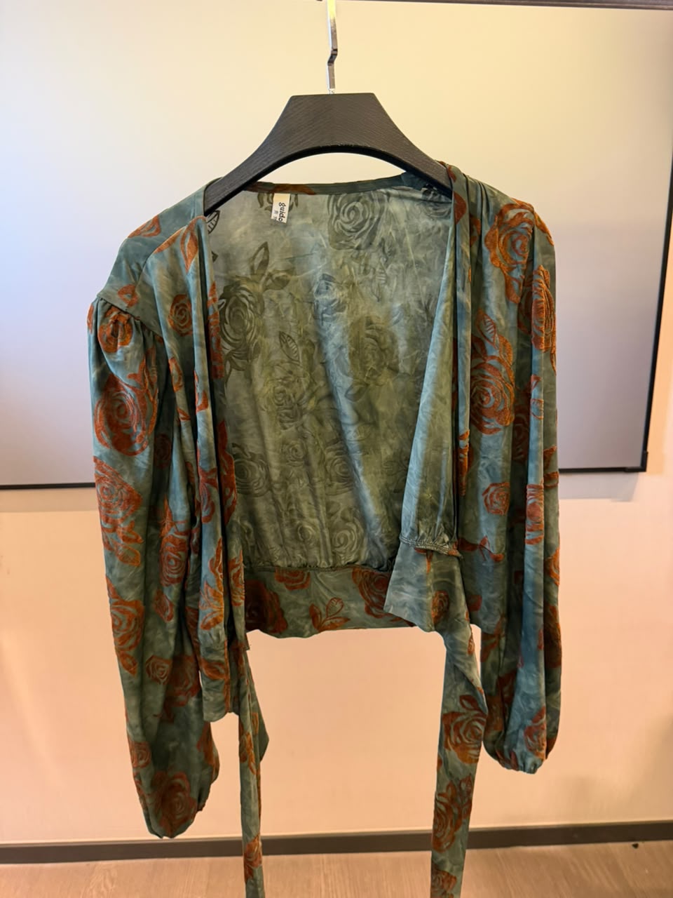 Vintage Sash-Tie Wrap Top 2223