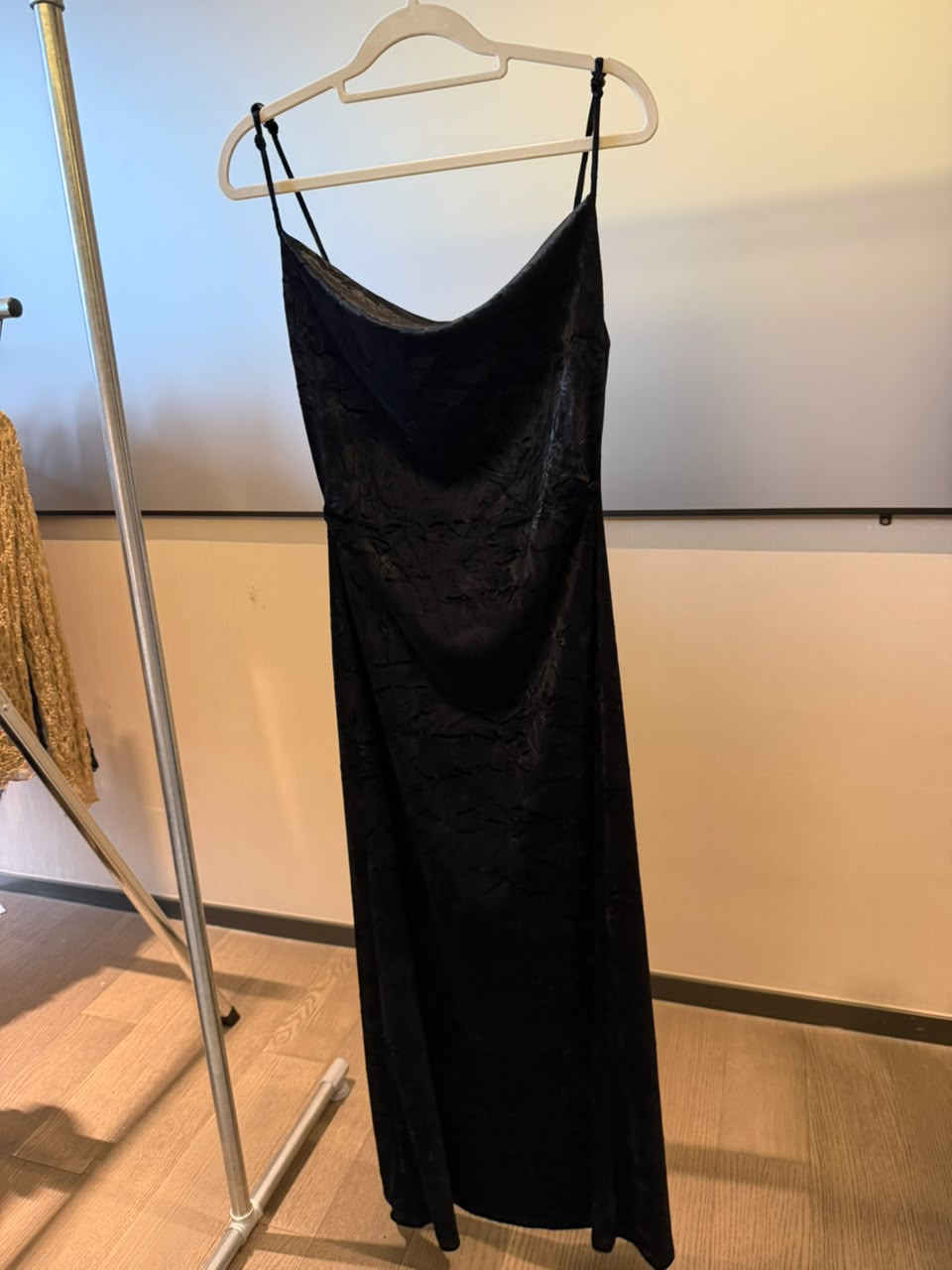 Velvet Cowl Neck Slip Dress 2228