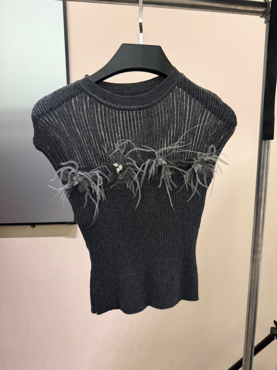 Feather & Pearl Knit Top 2229