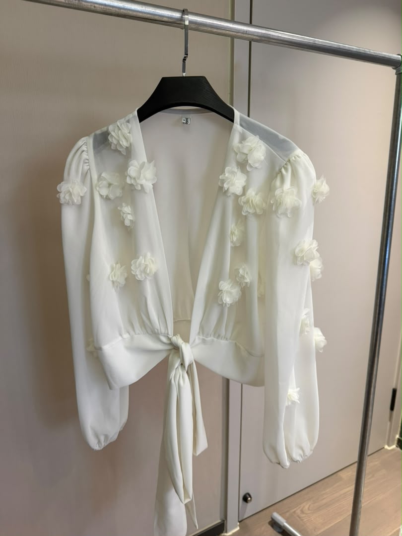 Bloom Garden Wrap Blouse 2232
