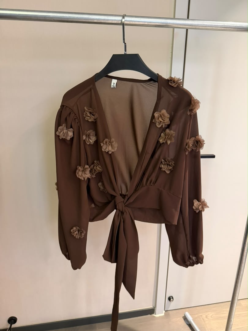 Bloom Garden Wrap Blouse 2232
