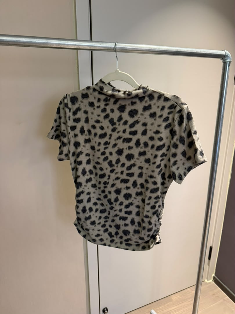 Muse Ruched Leopard Knit 2239