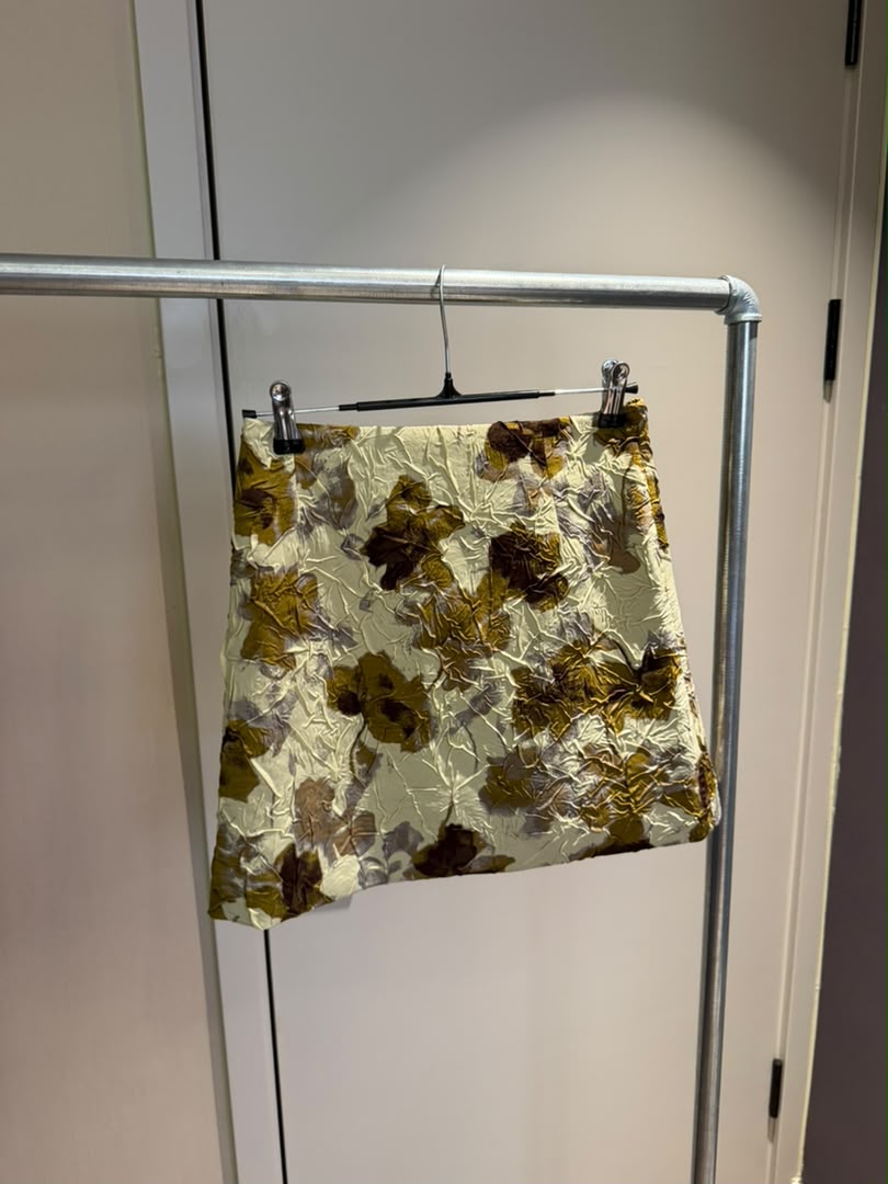 Baroque Jacquard Mini Skirt 2245