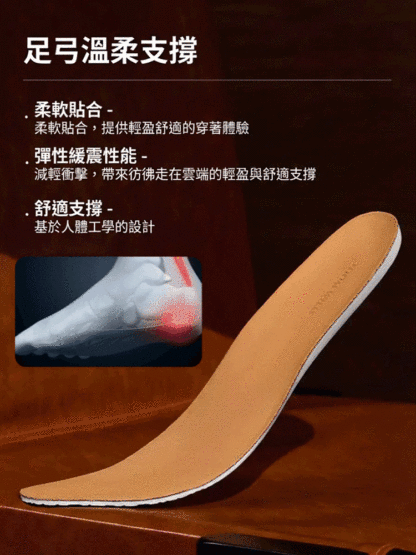 舒適自動紐帶皮鞋