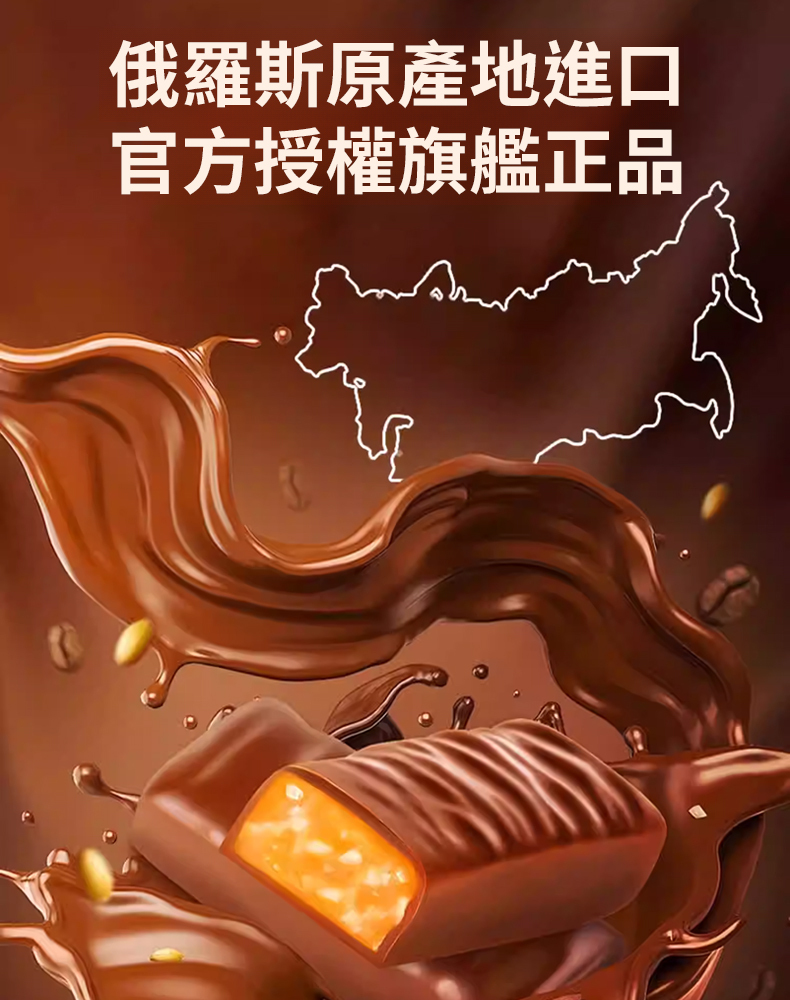 俄羅斯進口混合巧克力糖果