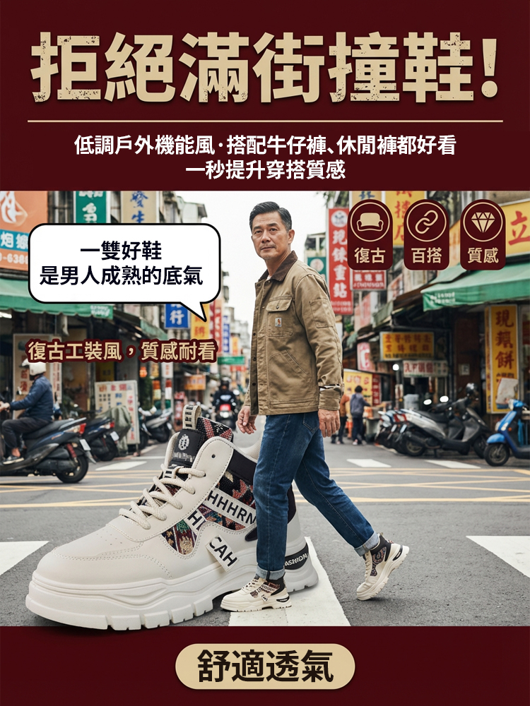 馬丁靴男士百搭休閒鞋