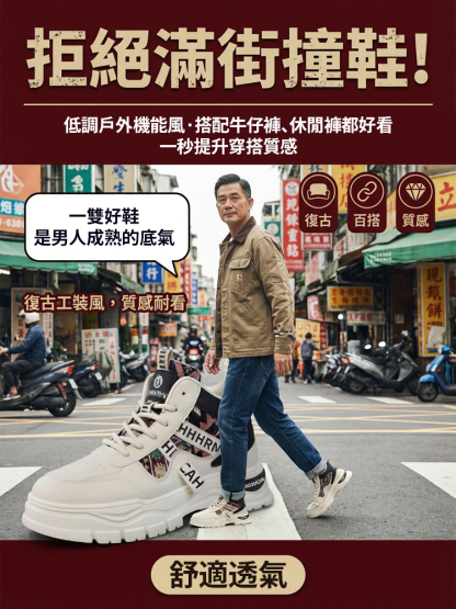 馬丁靴男士百搭休閒鞋