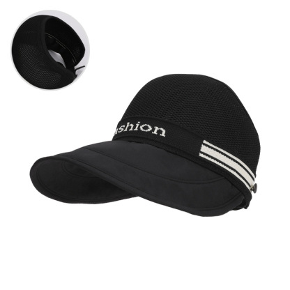 鏤空透氣大帽簷防曬帽