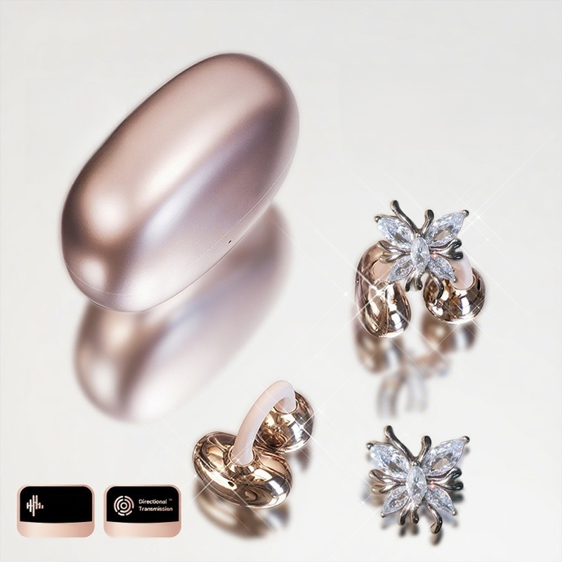 蝴蝶耳飾藍牙耳機