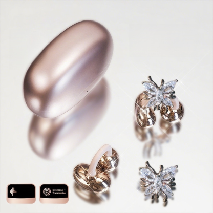 蝴蝶耳飾藍牙耳機