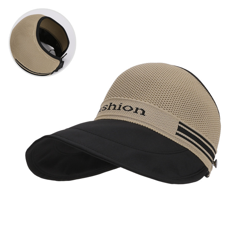 鏤空透氣大帽簷防曬帽