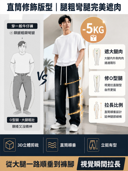 【男女同款 機車族救星】超彈力不卡襠美式軟牛仔褲