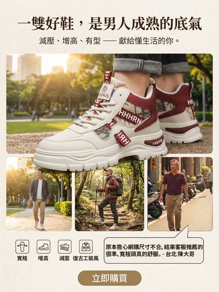 馬丁靴男士百搭休閒鞋