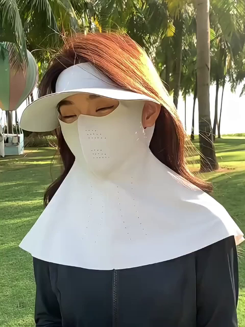 【三合一全面防曬】抵擋紫外線冰絲面罩