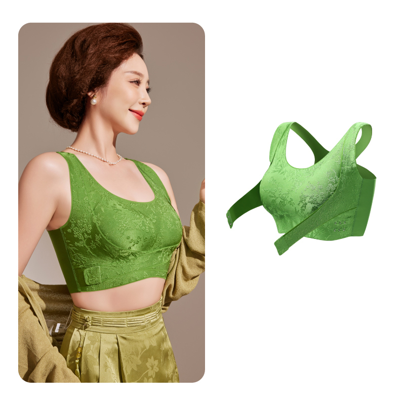 高級典雅前扣提拉聚攏美背文胸