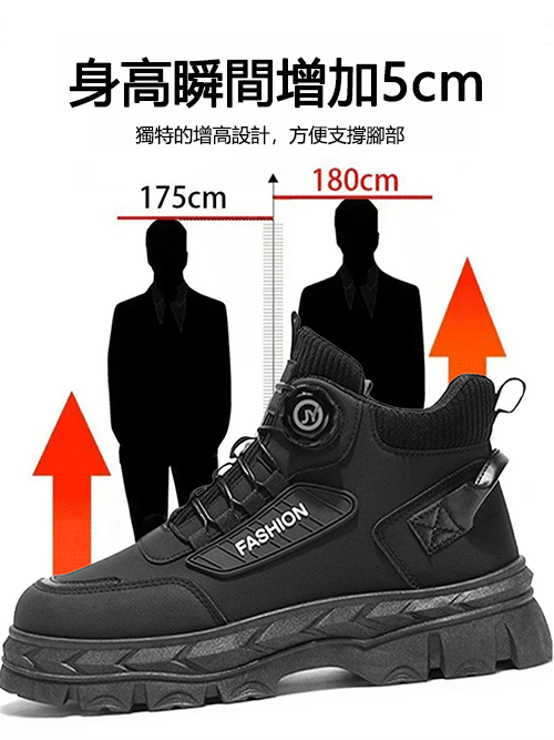 秋季免繫鞋帶復古馬丁靴